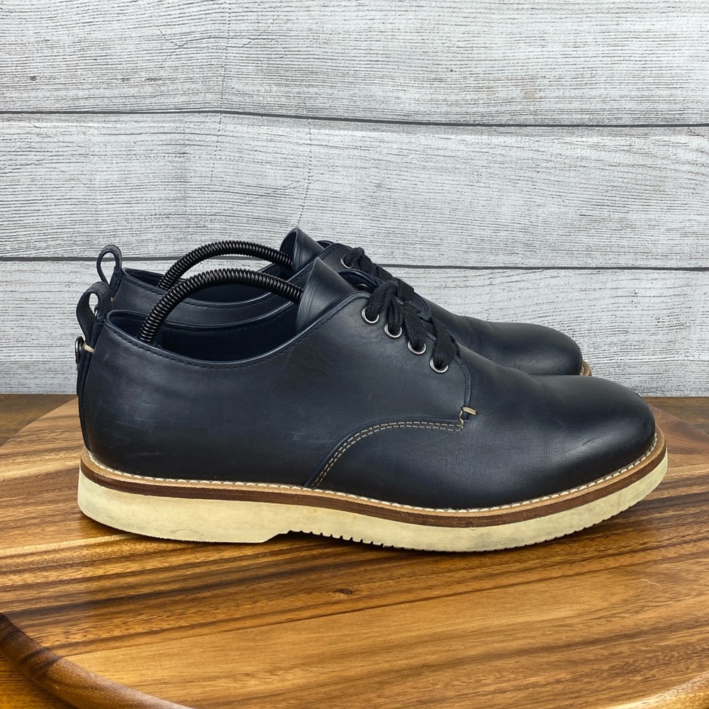 Coach Derby Lace Up Navy Blue Leather Shoes G1671 Men’s Size 10 D / EU 43 - Picture 4 of 12